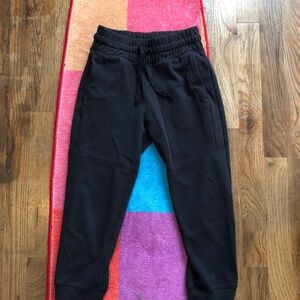 Free With Purchase Kids Boys Black Sweat Pants Joggers Pockets Medium 8 Children